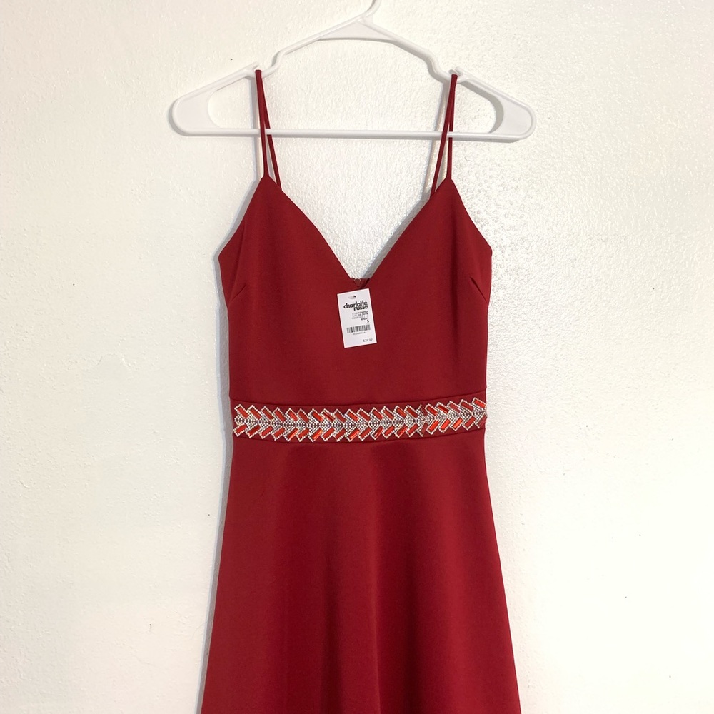 Red Skater Skirt Dress ❤️✨